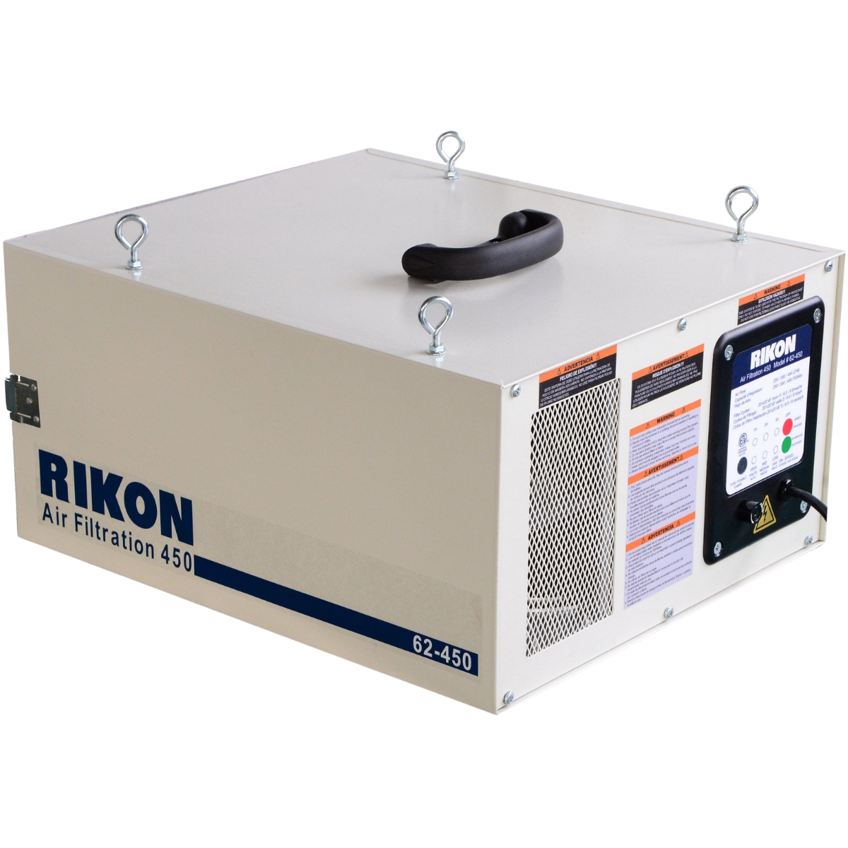 Rikon 450 CFM Air Filtration System for Woodworking - Main