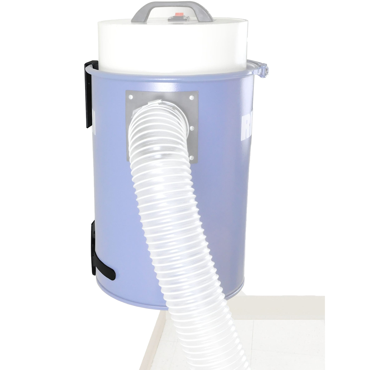 Rikon 63-110 Dust Extractor 12 Gallon Capacity w/ Wall Mount - hookup