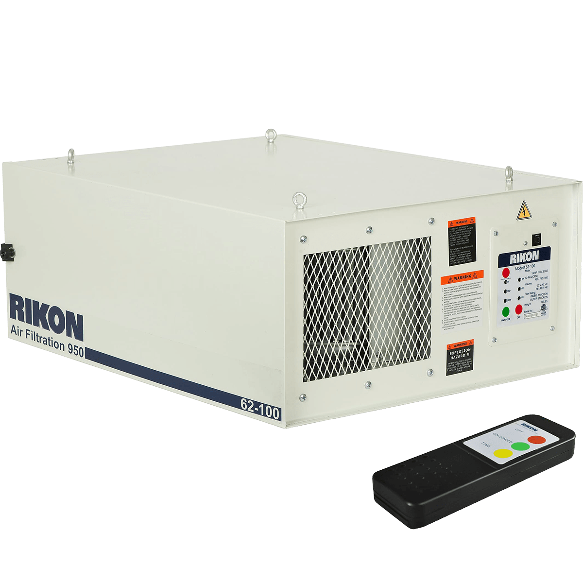 Rikon Model 62-1100 Air Filtration System - with remote
