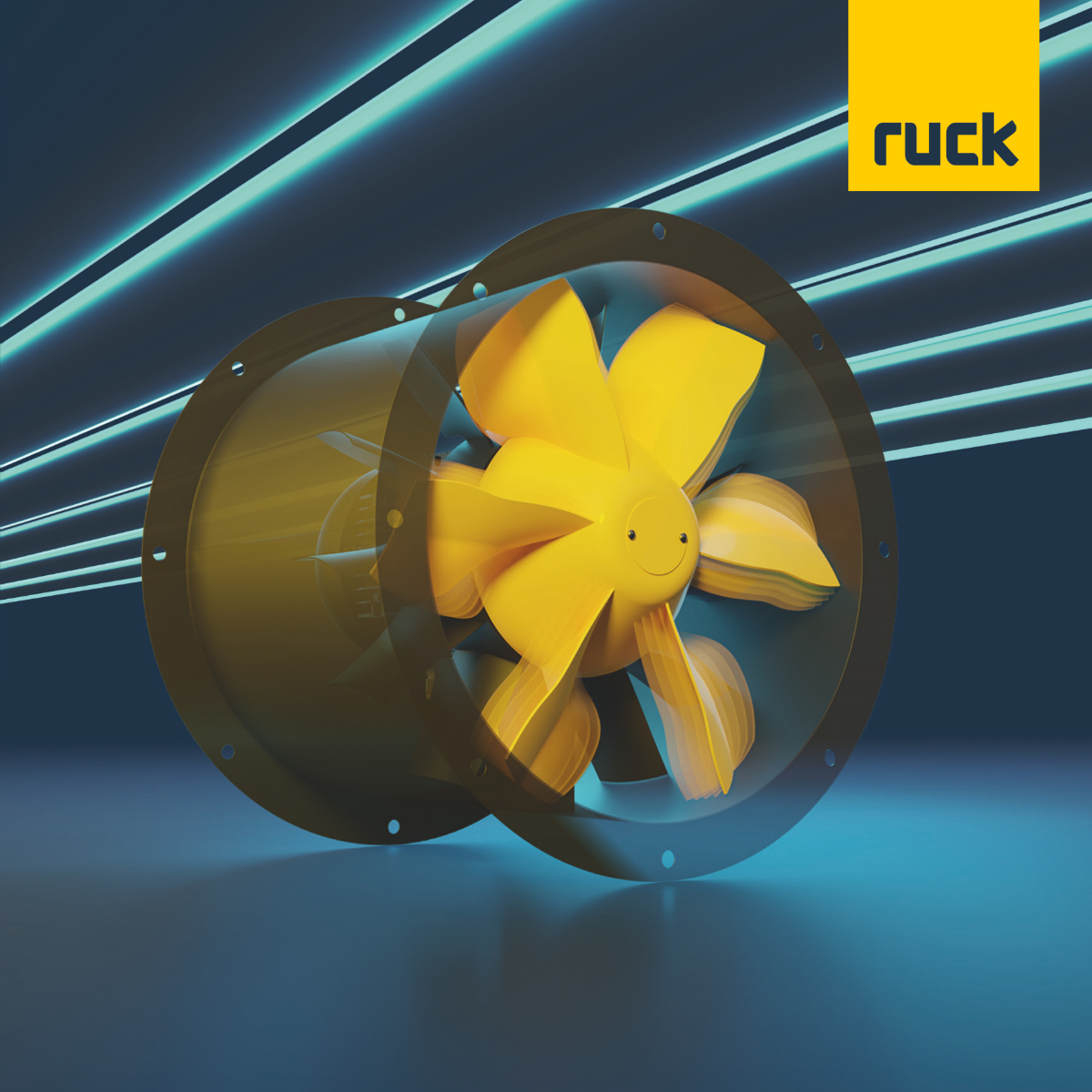 Ruck Air Movement Axialine Tubeaxial Fan - Lifestyle 2