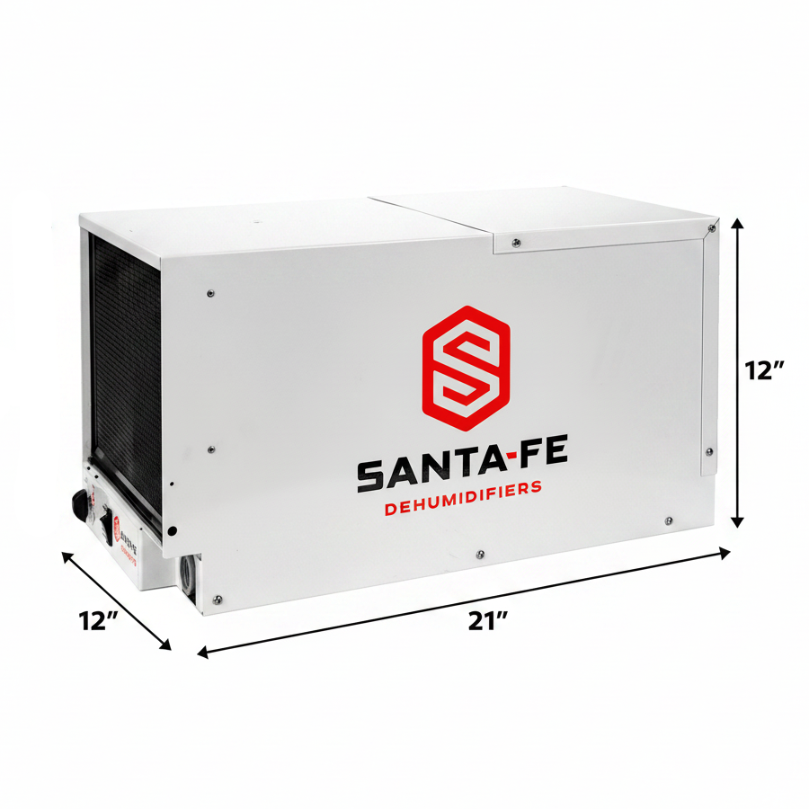 Santa Fe Compact 70 Dehumidifier - angle