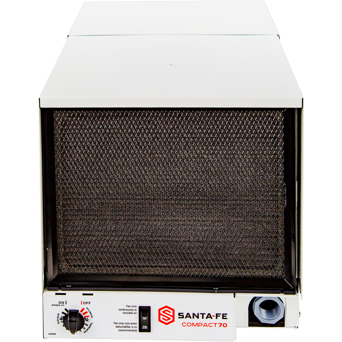 Santa Fe Compact 70 Dehumidifier - side