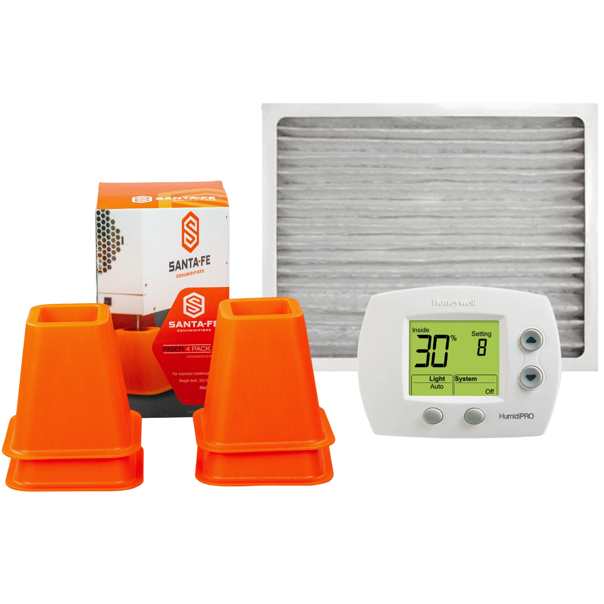 Santa Fe Oasis105 Dehumidifier Basement Installation Package - Main