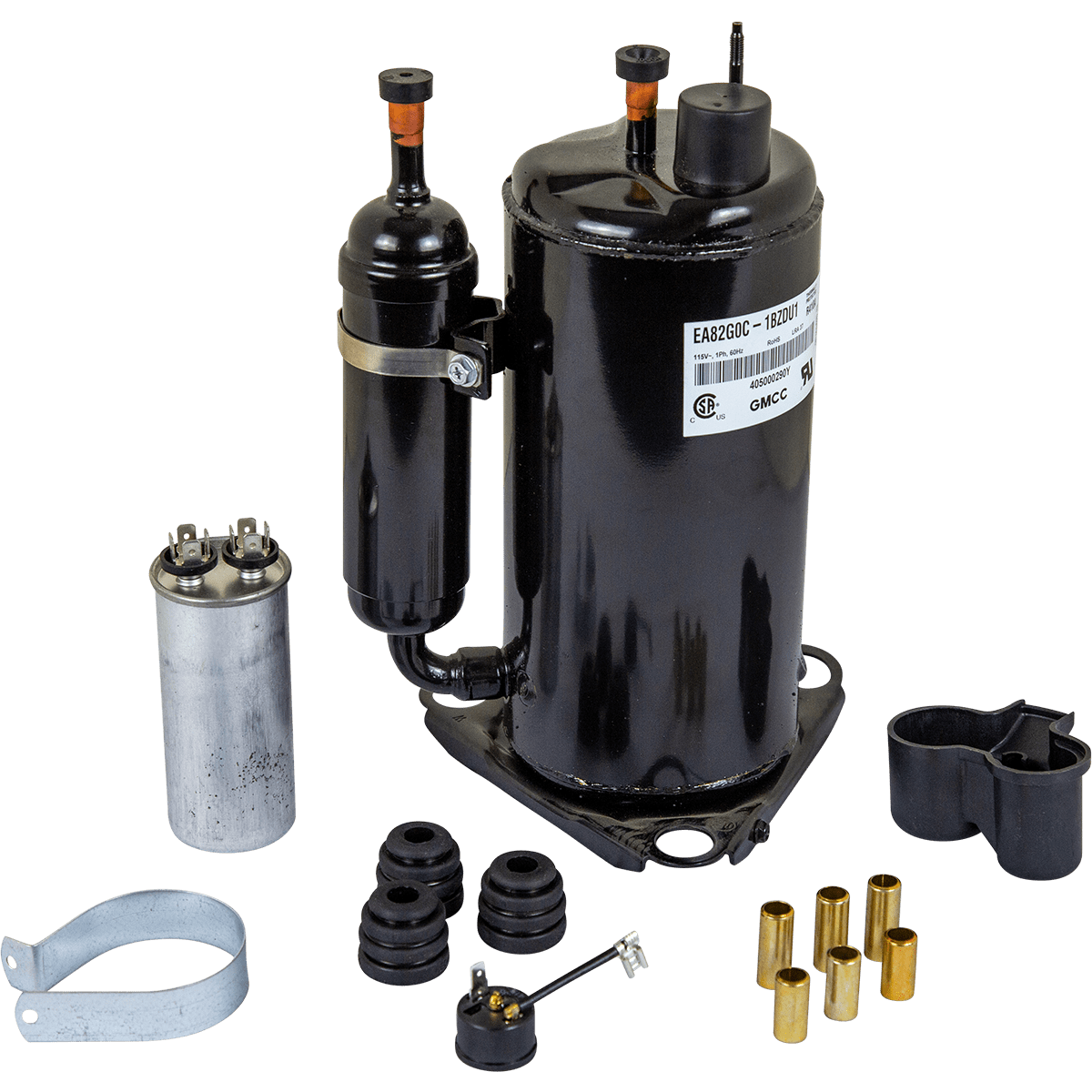 Santa Fe Replacement Compressor w/Capacitor & Overload For Classic Dehumidifier