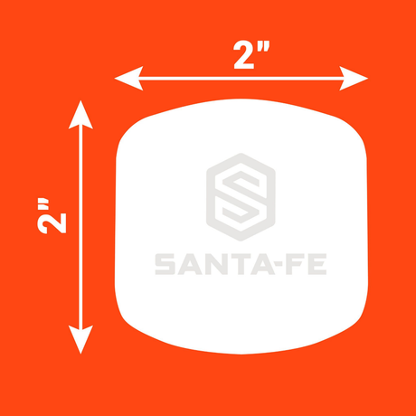Santa Fe SmartAire Remote Sensor - Front Dimensions