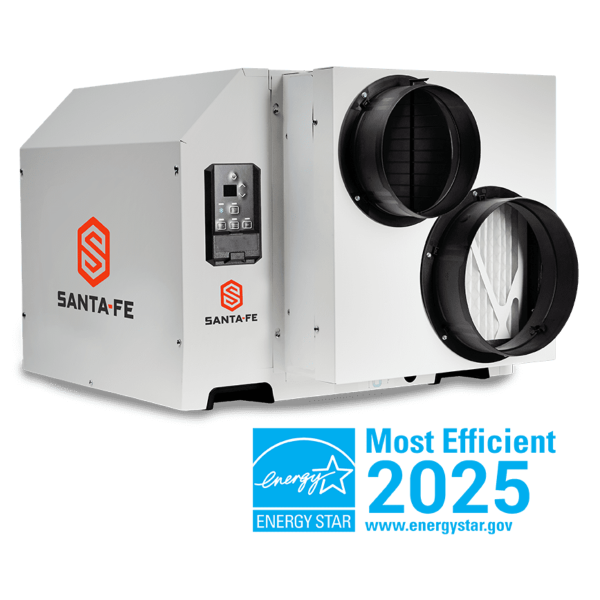 Santa Fe Ultra V205 Ventilating Dehumidifier - Energy Star Most Efficient