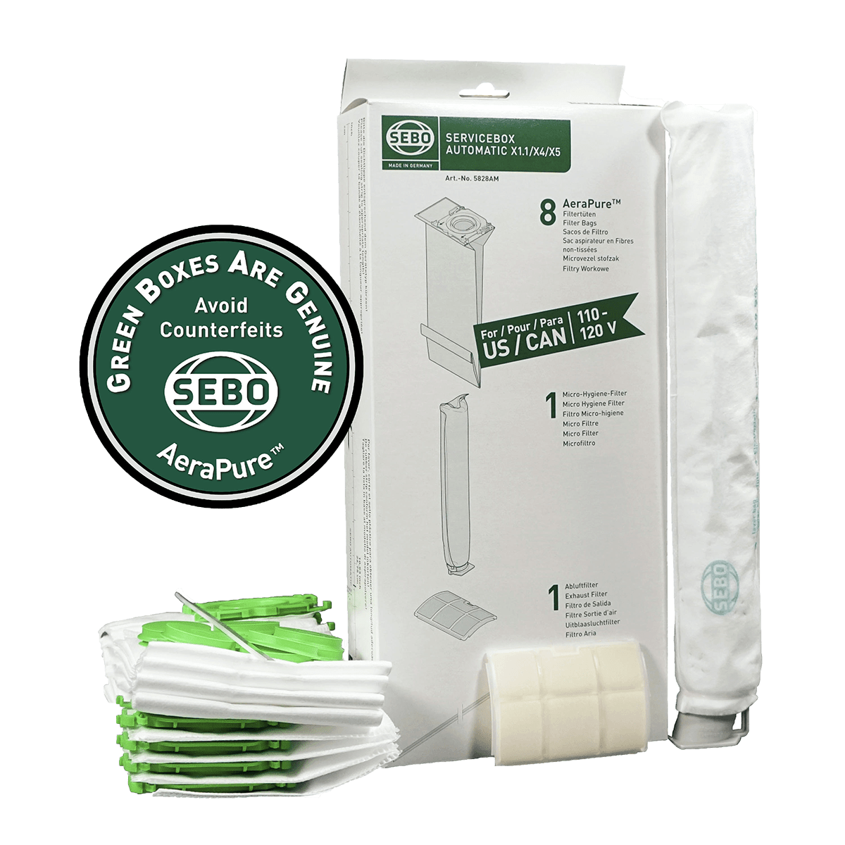 SEBO 5828AM Service Box for X-Series Vacuums