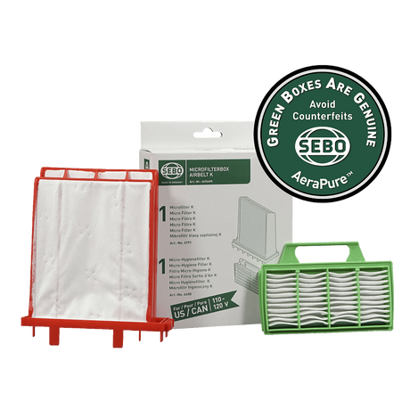 SEBO 6696AM Filter Set - K-Series