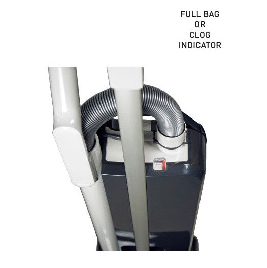 SEBO 300 & 350 Mechanical Upright Vacuum Cleaner with Oversized Filter Bag and 3-Step Filtration - Full Bag