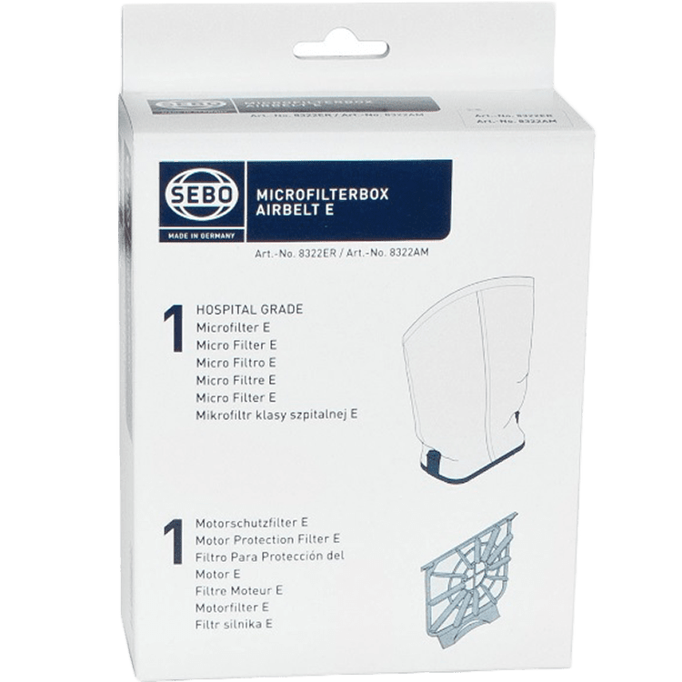 SEBO Airbelt E Miccrofilter Box Set