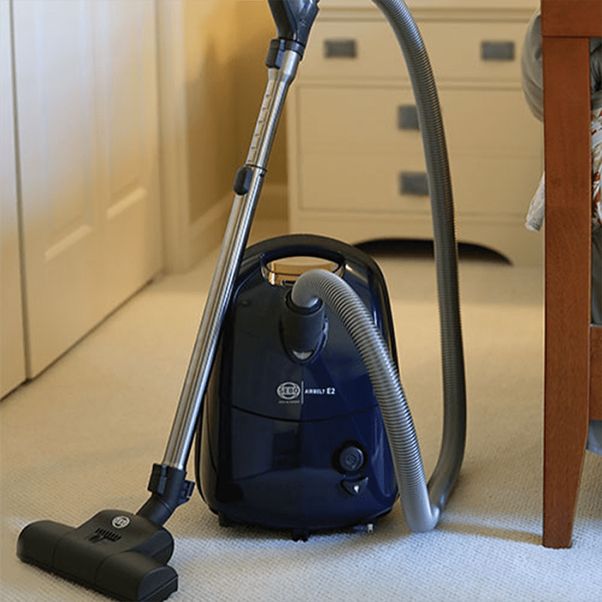 Sebo Airbelt E2 Turbo Canister Vacuum - In Use