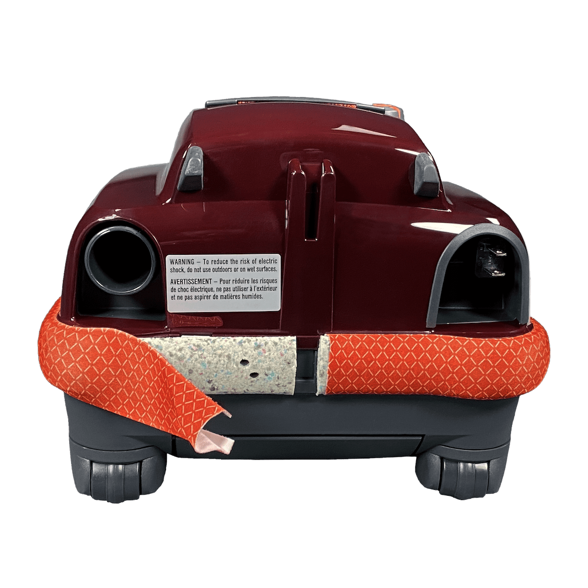 SEBO AIRBELT K2 Canister Vacuum Black Cherry - Red