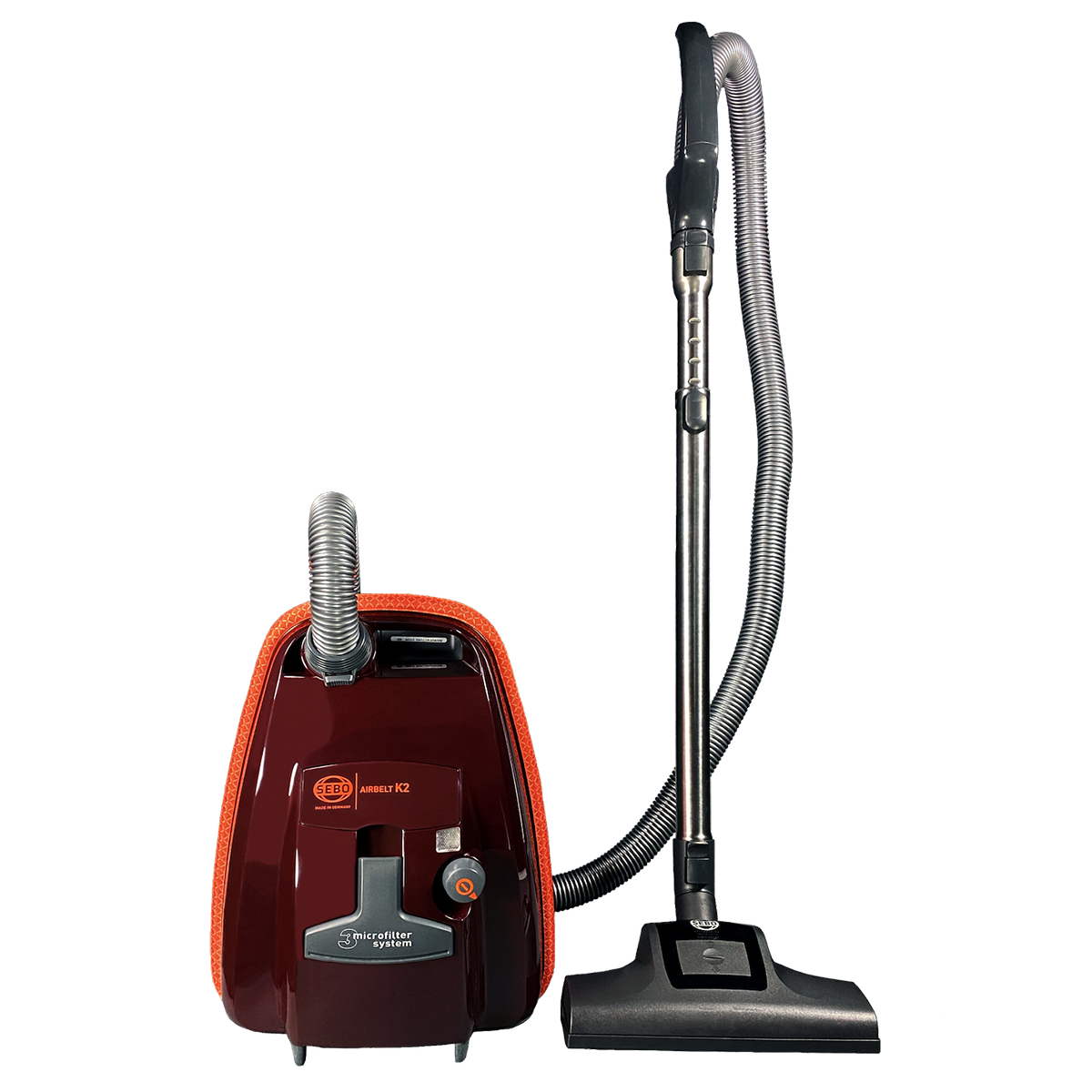 SEBO AIRBELT K2 Canister Vacuum Black Cherry - Main