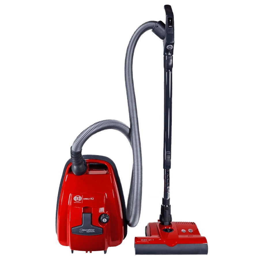 SEBO AIRBELT K3 Premium Canister Vacuum Cleaner - Red