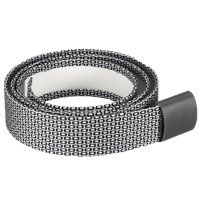 Sebo Airbelt Textile Covered Foam Bumper -  Black Silver Ovals