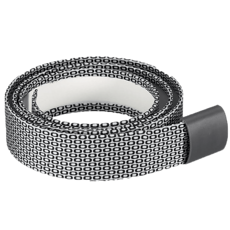 Sebo Airbelt Textile Covered Foam Bumper -  Black Silver Ovals