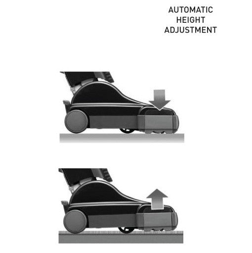 SEBO Automatic X4 Boost Upright Vacuum with Two Brush Roller Modes - Height Adjustment