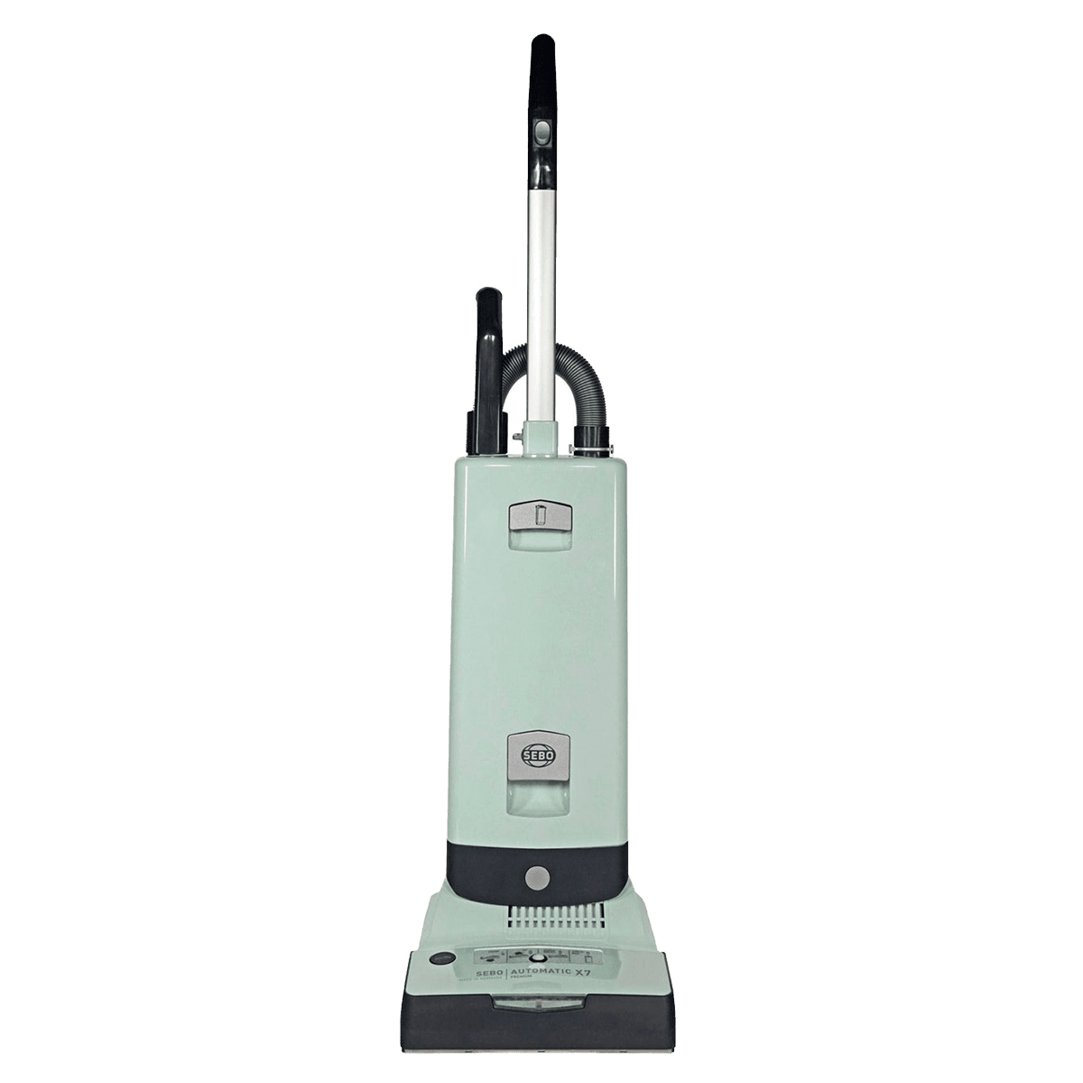 SEBO Automatic X7 Premium Upright Vacuum Cleaner with Two Brush Roller Modes and Oversized Filter Bag Pastel Mint - Main