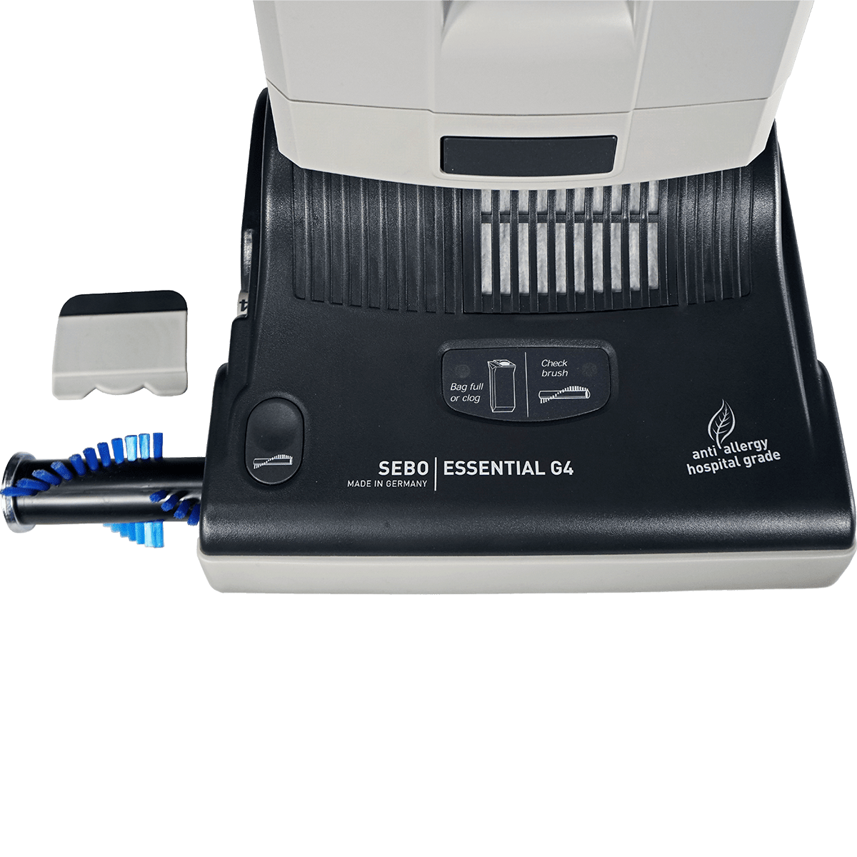 SEBO Essential G4 Upright Vacuum Cleaner - Easy to access Brushroll