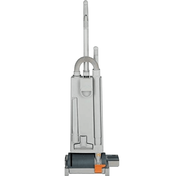 SEBO Essential G5 Upright Vacuum Cleaner - Back view with tool storage.