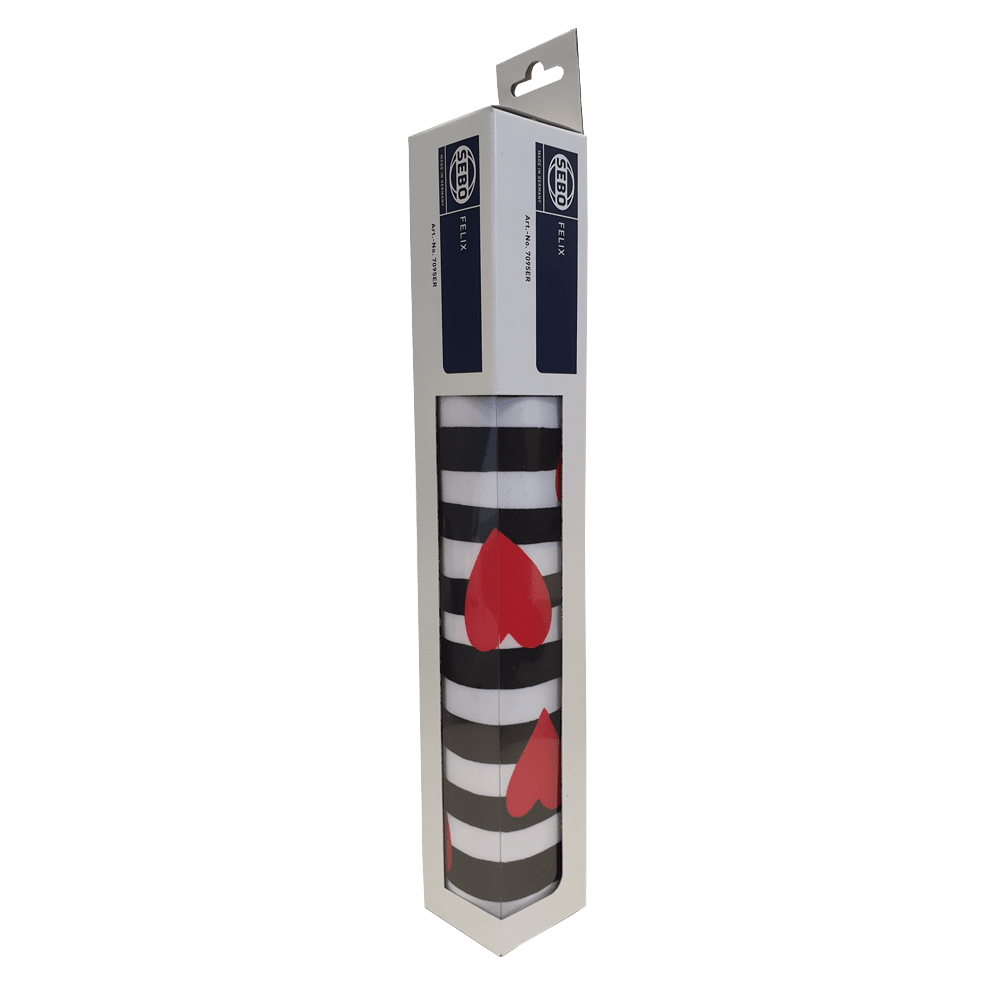 SEBO Exhaust Microfilter for Felix Upright Vacuum - Black/White/Red Hearts