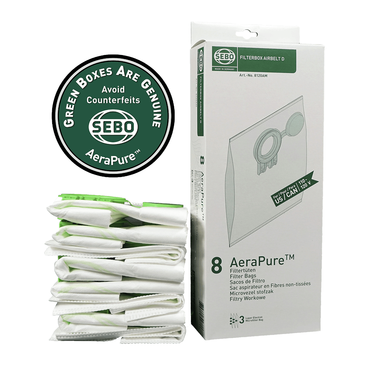 Sebo Filter Bag for D Series