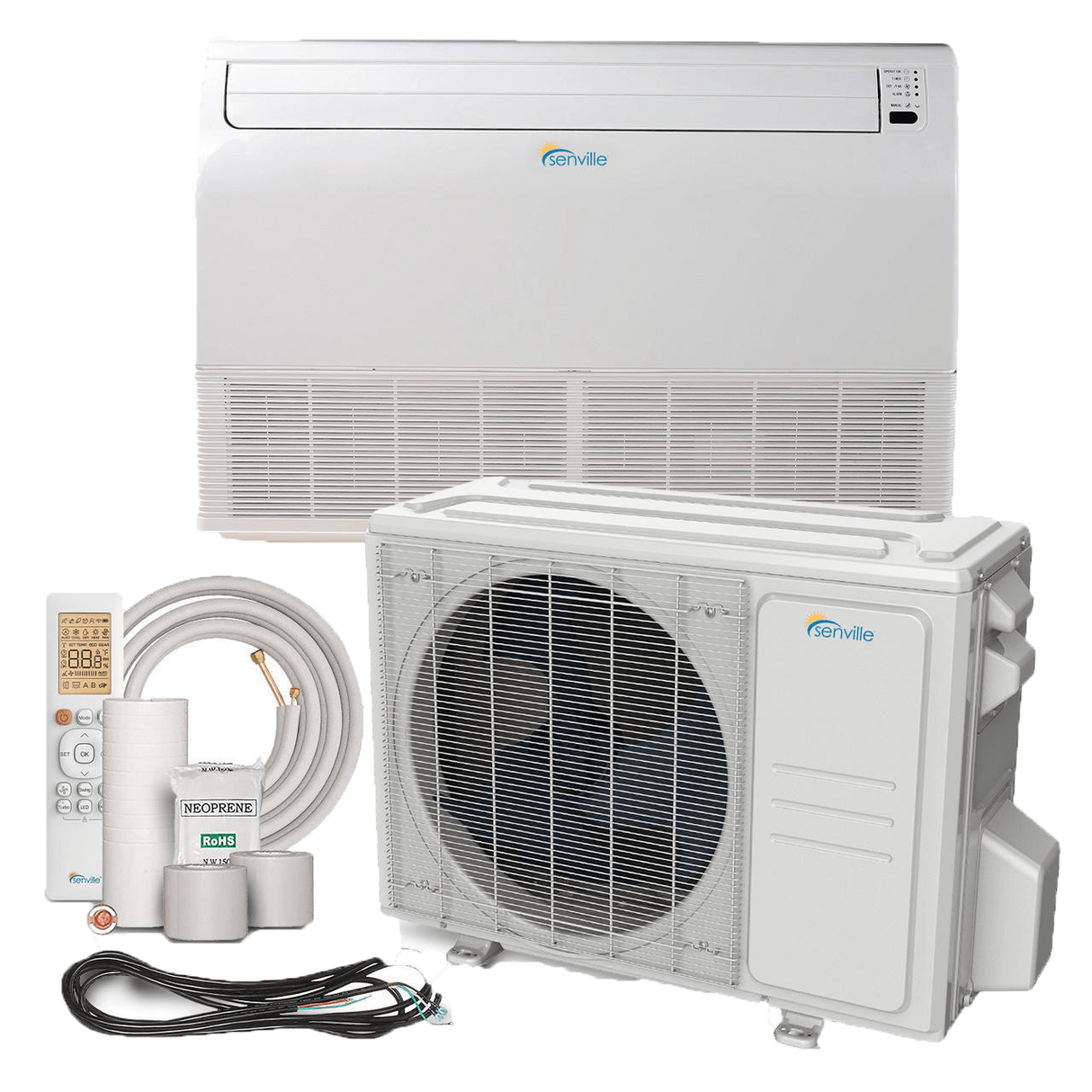 Senville 12,000 BTU Floor Mounted Mini Split Heat Pump