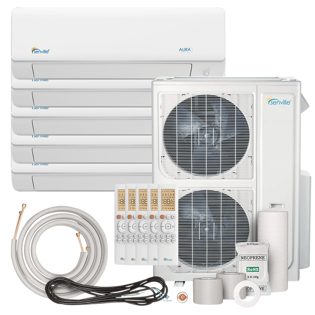 Senville 48,000 BTU Five-Zone Mini Split Heat Pump