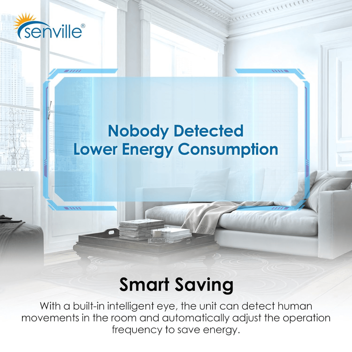 Senville Aura Mini Split Heat Pump w/Wi-Fi - Infographic 4