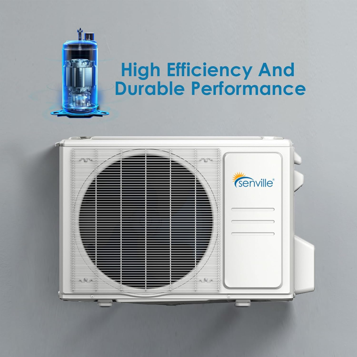 Senville Leto Mini Split Heat Pump w/ Wi-Fi - Infographic 4