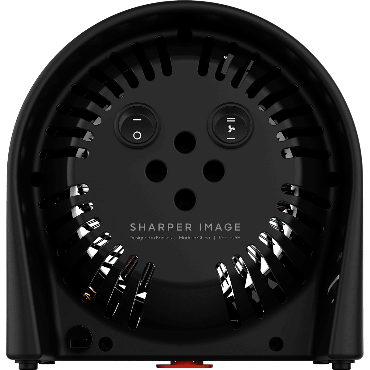 Sharper Image Radius 5 Personal Space Heater - Back
