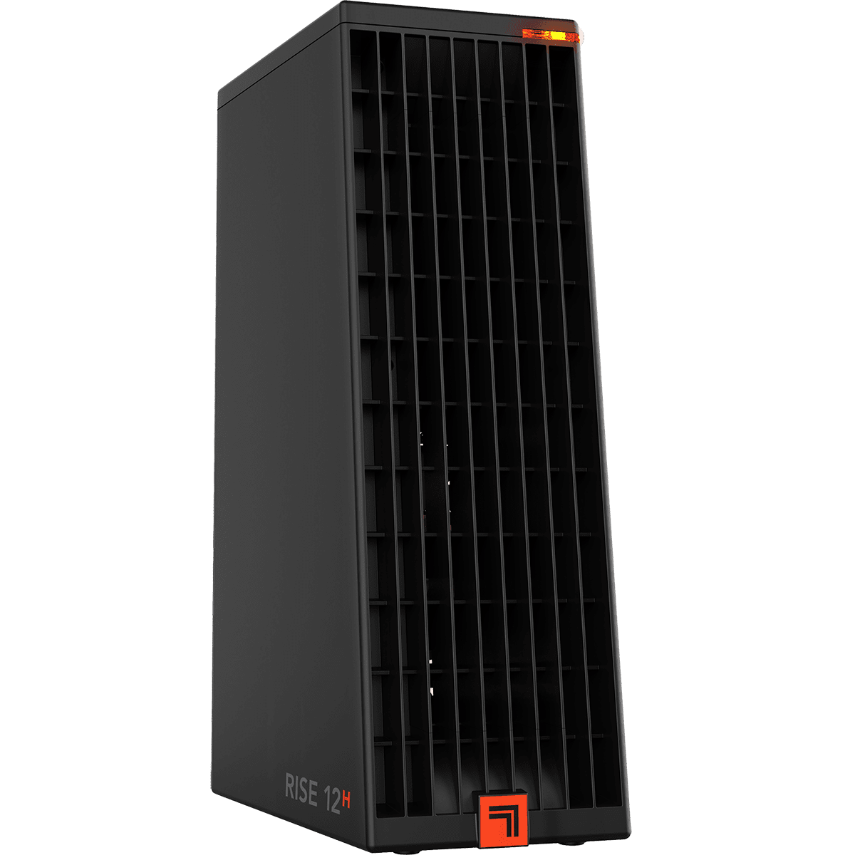 Sharper Image Rise 12H Tower Space Heater - Angle View