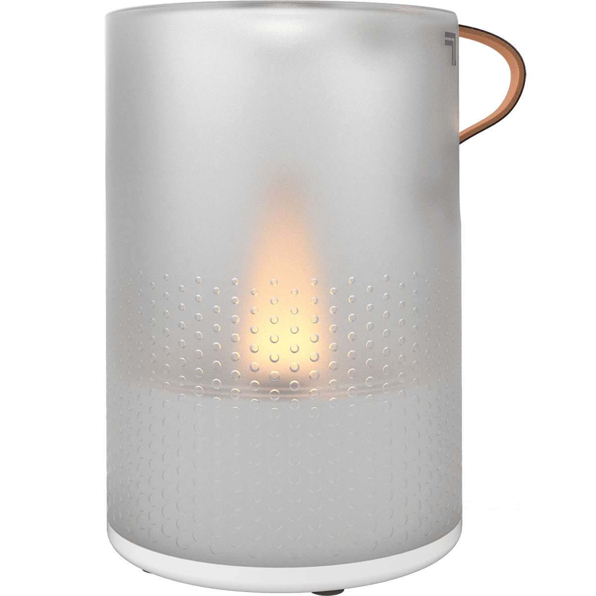 Sharper Image VOTIV Ultrasonic Humidifier w/ Flameless Candlelight - VOTIV 4 - Side