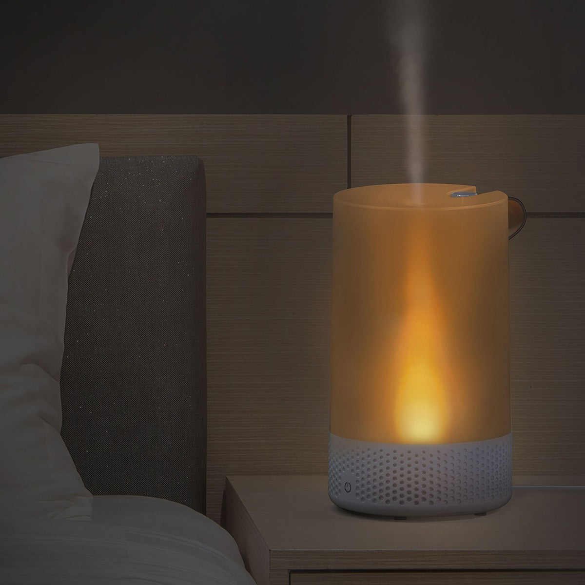 Sharper Image VOTIV Ultrasonic Humidifier w/ Flameless Candlelight