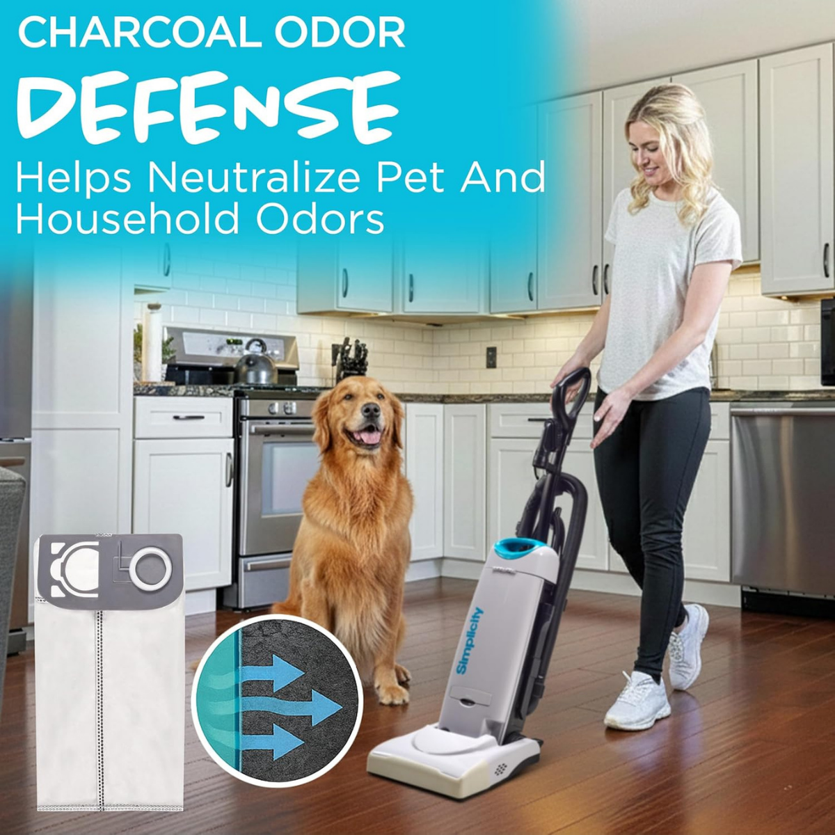 Simplicity Premium Allergy Upright Vacuum HEPA Media Bags 6 Pk - Infographic 6