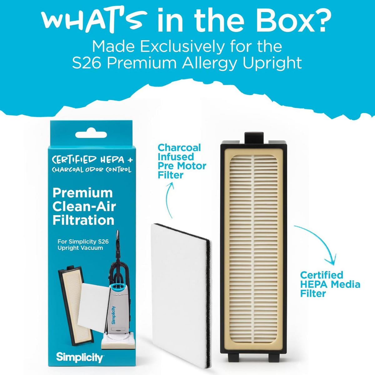 Simplicity Premium Allergy Upright Vacuum Replacement Filter - Infographic 7