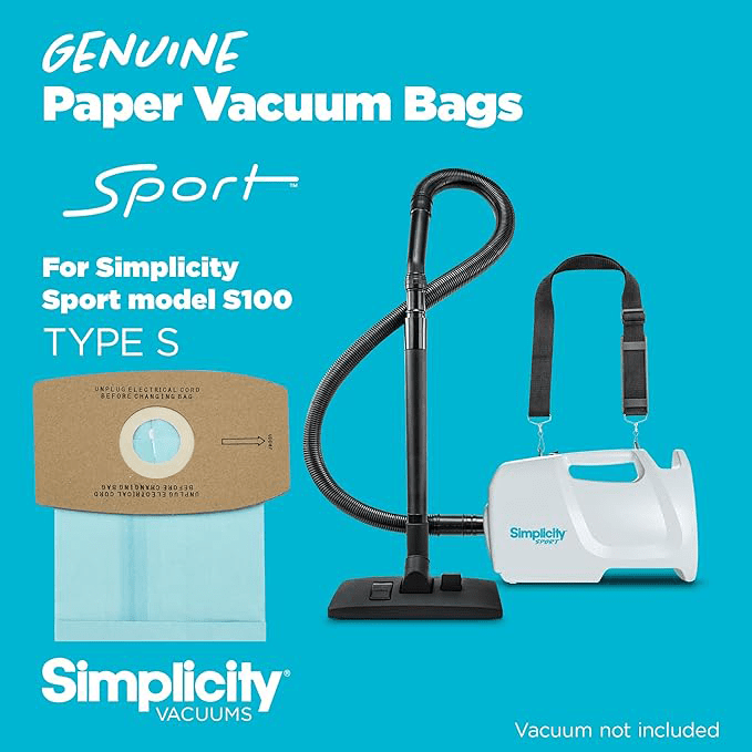 Simplicity S100 Sport Paper Bags 6-Pack - Infographic 1