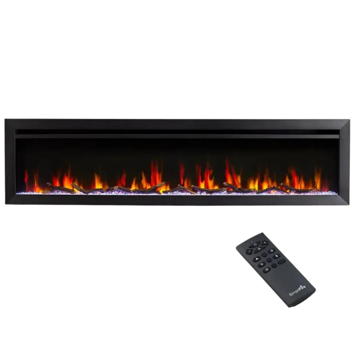 Simplifire Allusion Slim Electric Fireplace - 72-inch