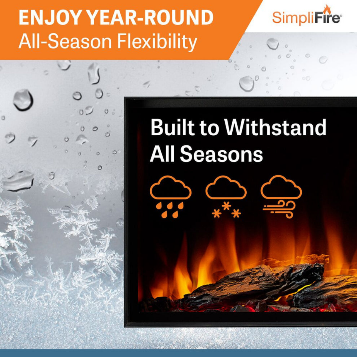 Simplifire Forum Outdoor Electric Fireplace - Infographic 2