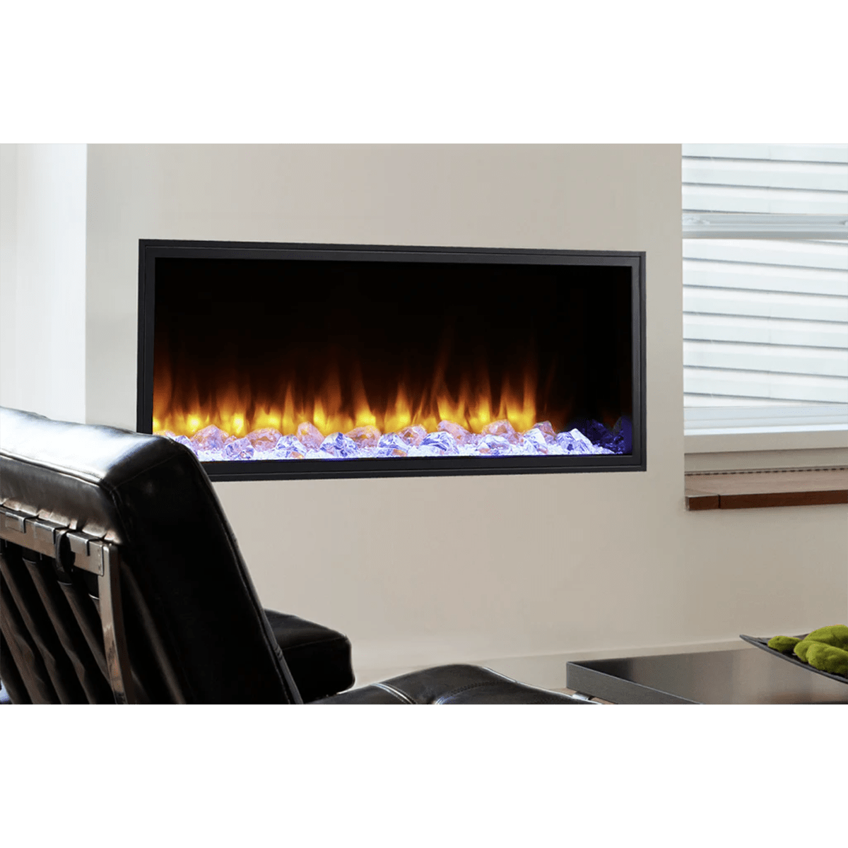 SimpliFire Scion Clean Face Linear Electric Fireplace - Lifestyle 1