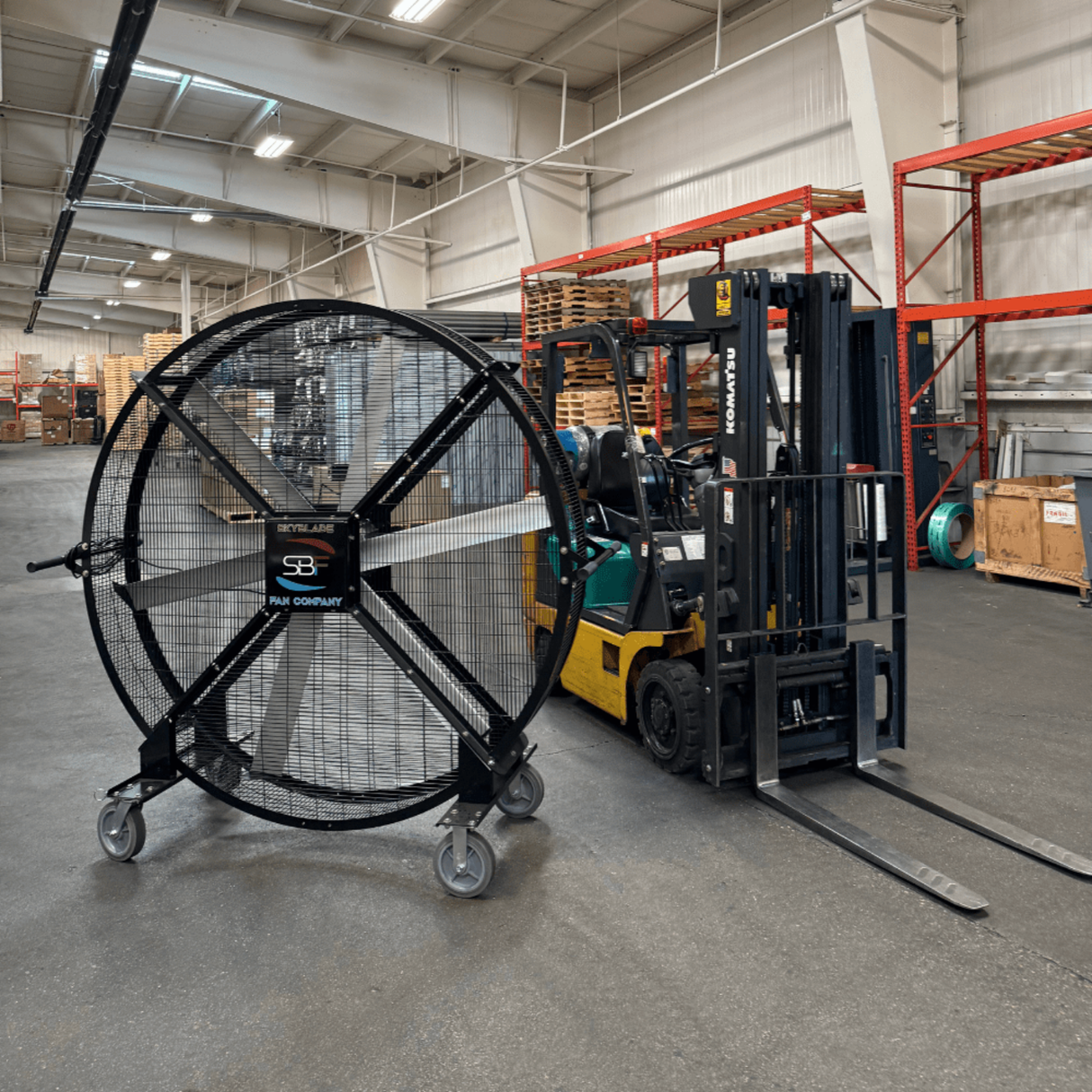 SkyBlade Wingman 6 Ft. IP65 Mobile Drum Fan - Lifestyle 1