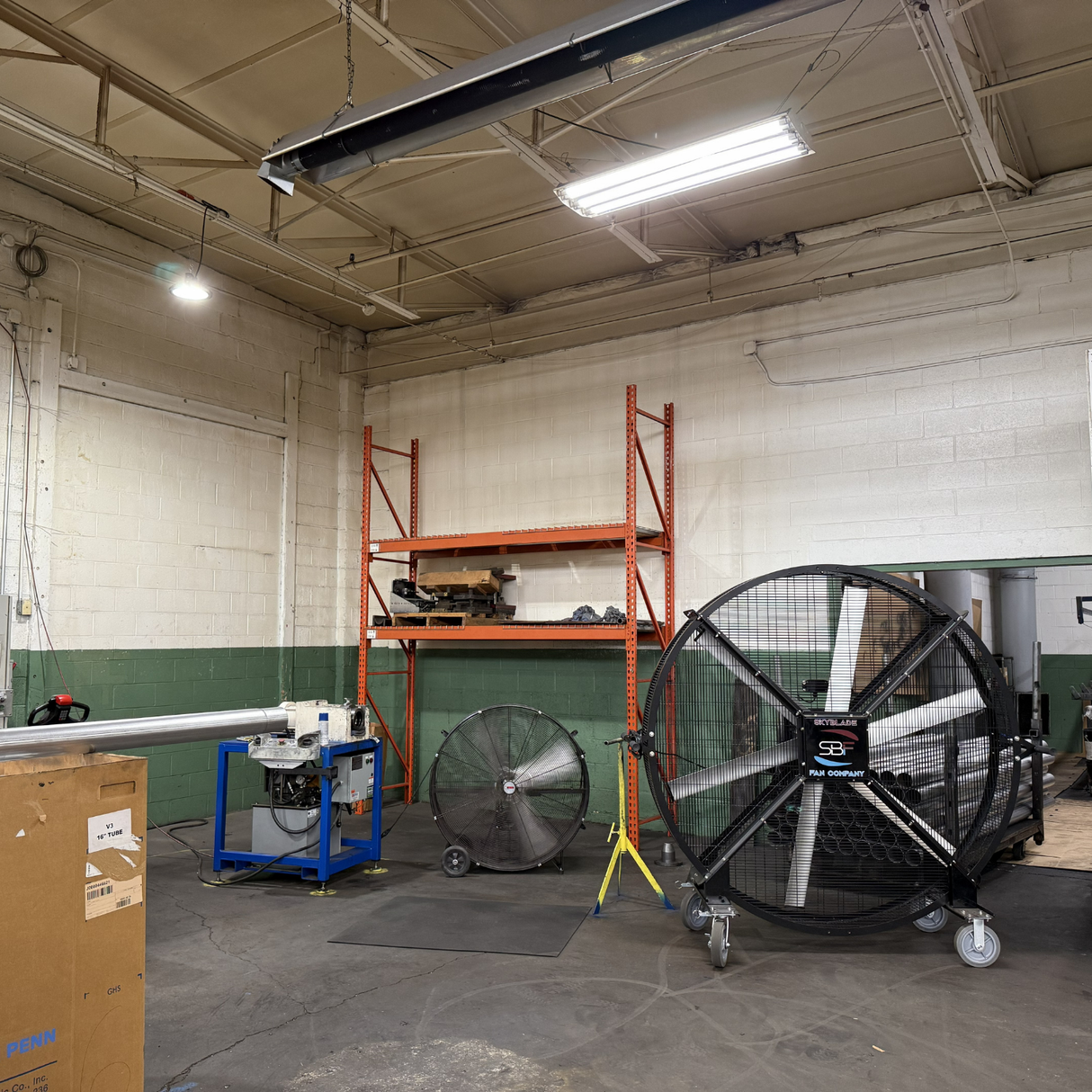 SkyBlade Wingman 6 Ft. IP65 Mobile Drum Fan - Lifestyle 5