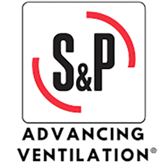 S&P PF-BRKT Metal Mounting Bracket for PRF-100 Fan - Logo