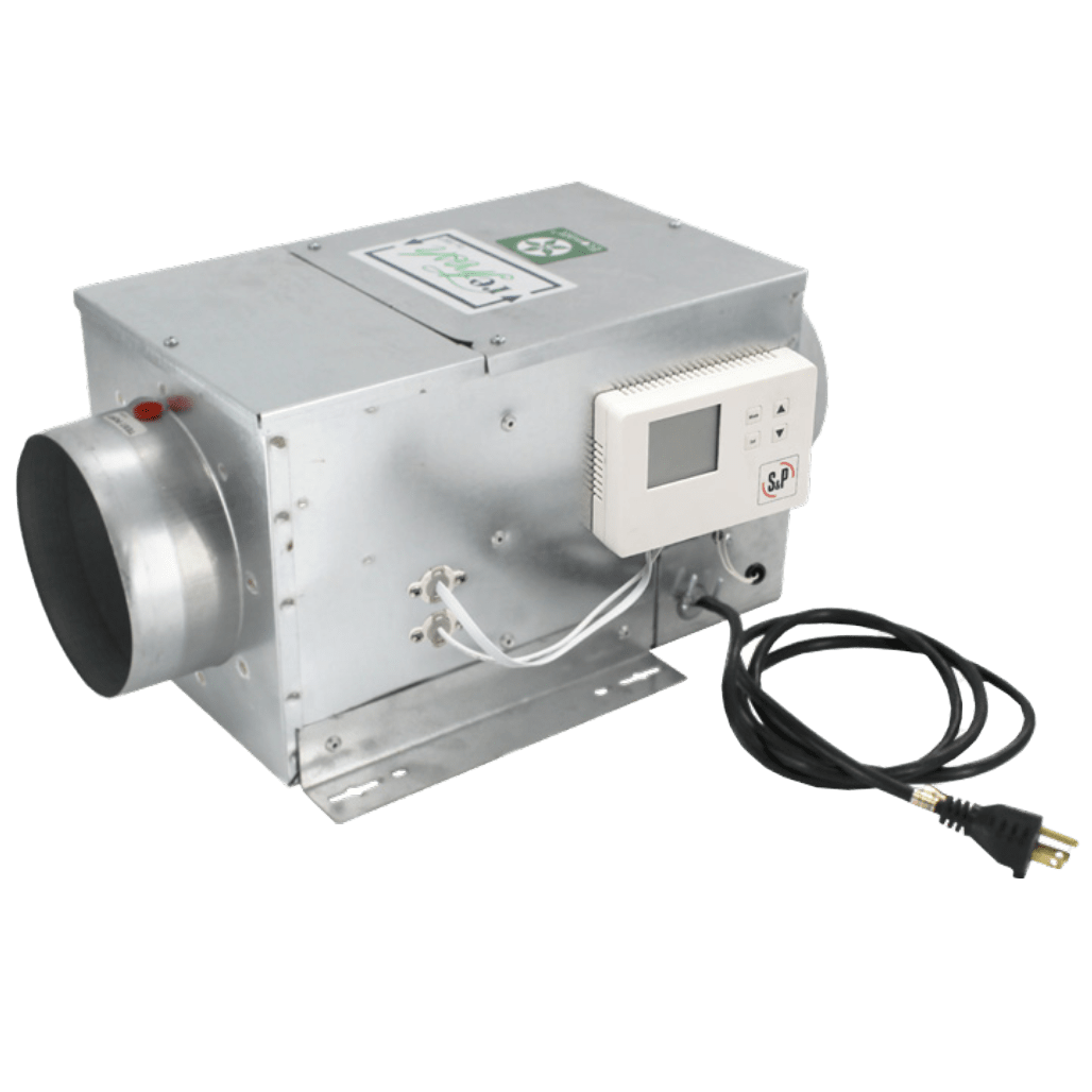 S&P reFresh Low Profile RF8 Air Supply Fan w/ EC Motor - Power Cord with ES24V