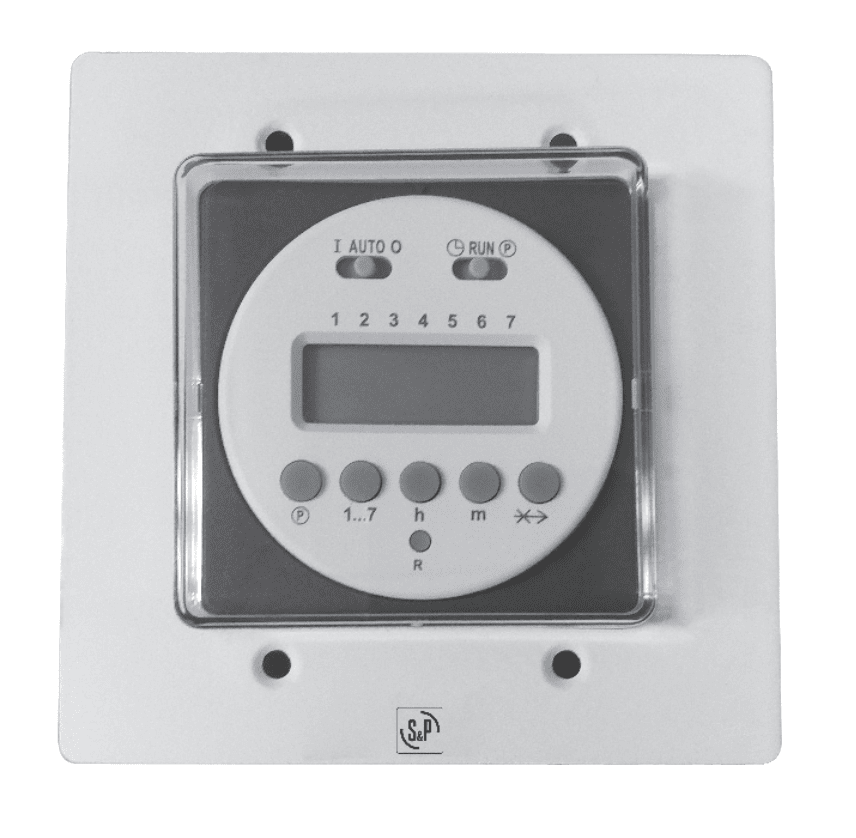 S&P STC7D-W Wall Mounted Digital Time Clock for TRC500 & TRC800 ERVs - Main