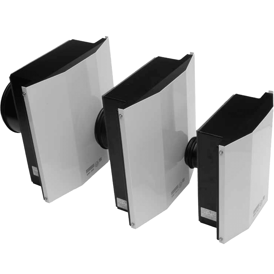 S&P SWF100(X) 4 Inch Sidewall Fan - Sizes