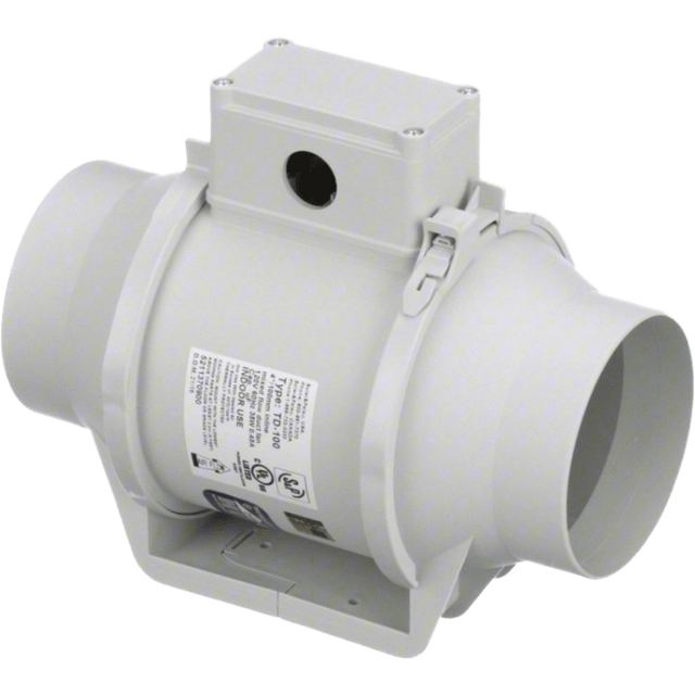 S&P TD-200 8-inch Mixed Flow Inline Duct Fan - Main