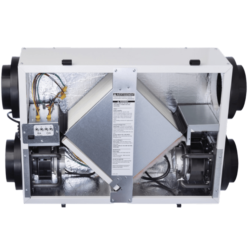 S&P TRLPe110 Low Profile 30-130 ERV - Plug Horizontal Orientation