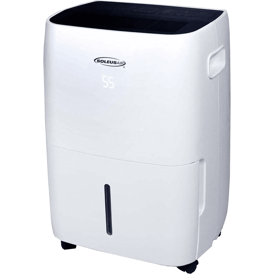 Soleus Air 30 Pint Dehumidifier w/ Mirage Display - Angle