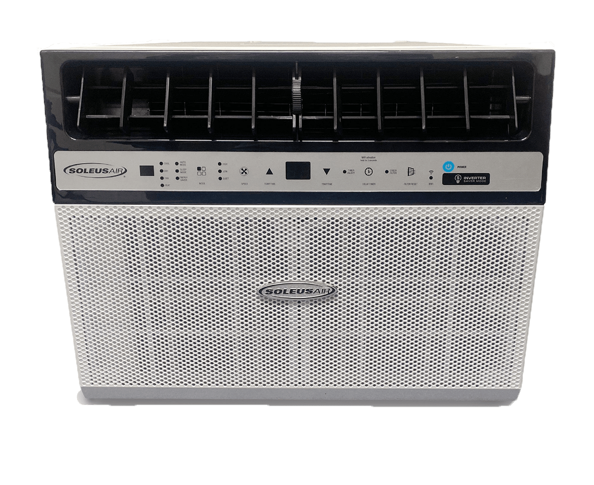 Soleus Air 10,000 BTU Saddle Window Air Conditioner w/Heat - Front View